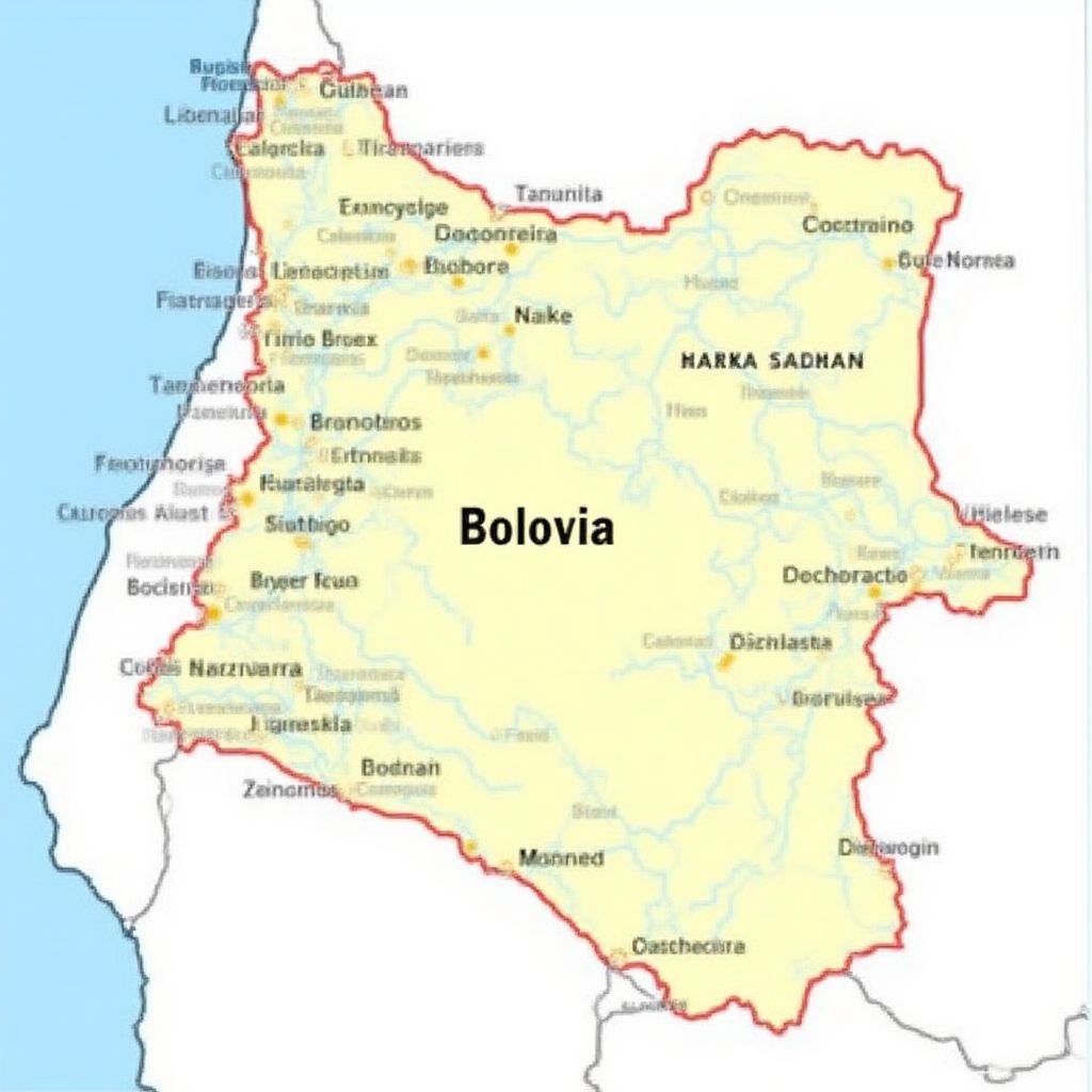 Red estaciones servicio Bolivia